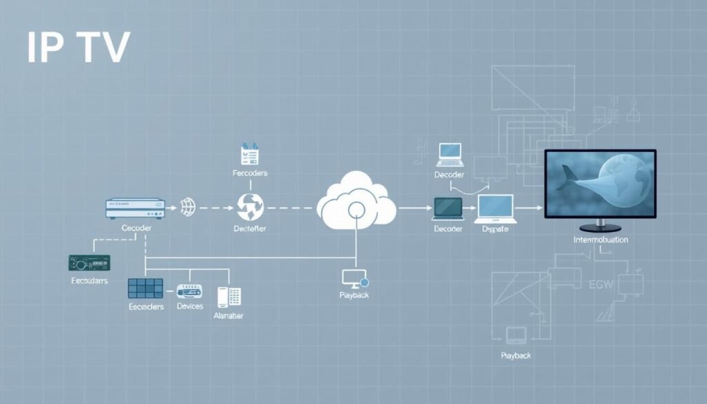 IPTV Streaming Technology Diagram