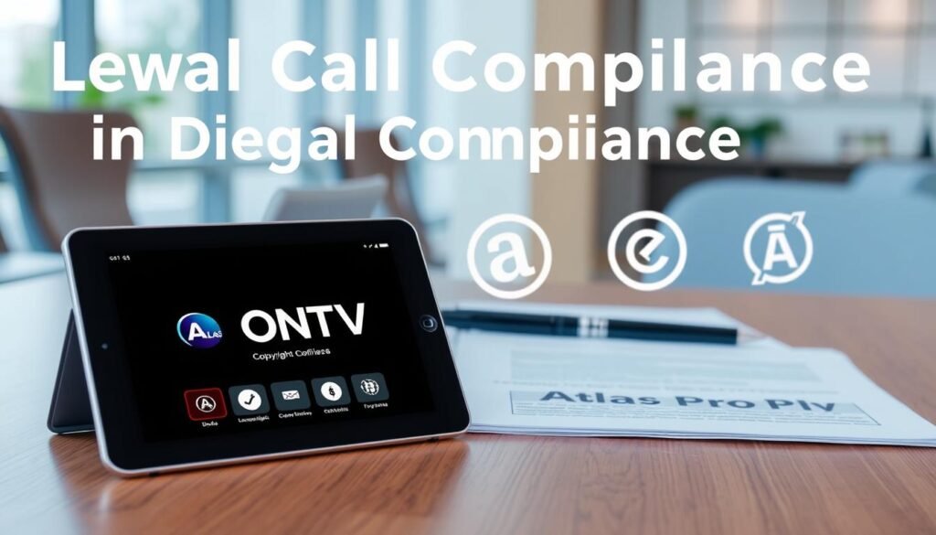 Legal compliance concept with Atlas Pro ONTV